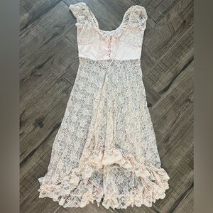 Romantic classic lace nightgown with vintage look by Intimately Free People